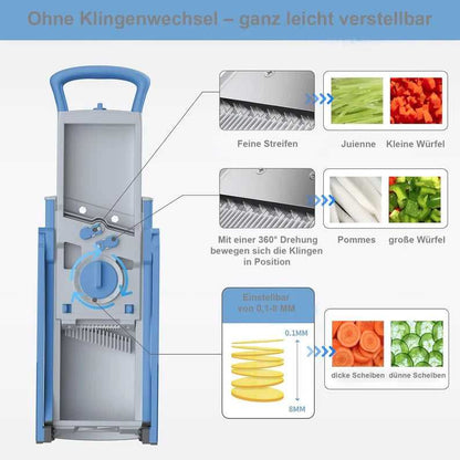قطّاعة خضروات متعددة الاستخدام All in One Vegetable Slicer